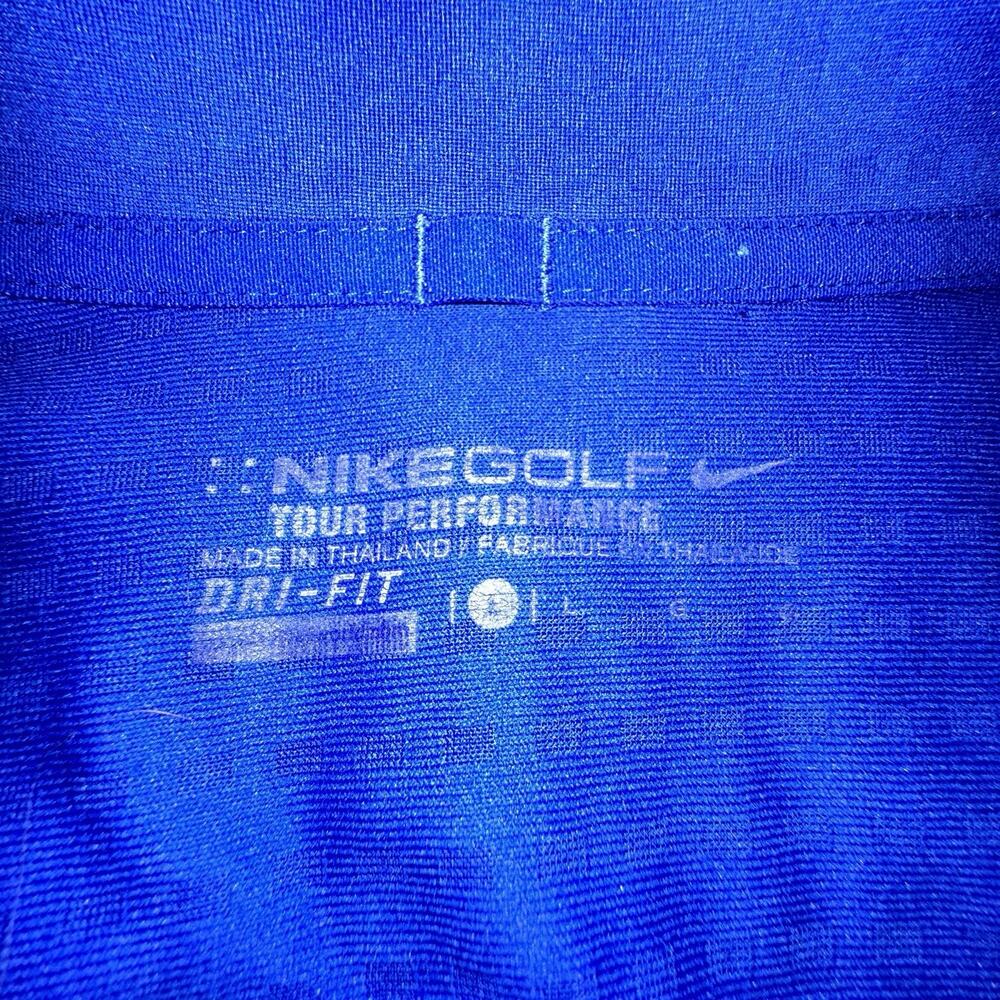 Nike Golf Short Sleeve Collared Shirt Large (L) Navy Classic - Picture 7 of 9